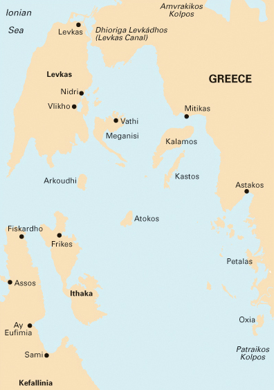 South Ionian, Lefkas, Ithaca, Greece, Imray chart G121