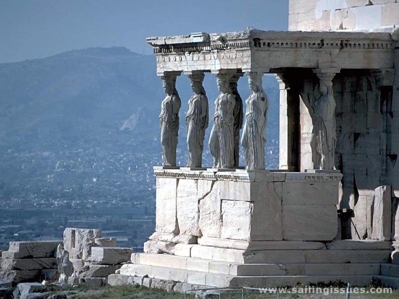 Erechteion Caryatides - Acropolis - 800 x 600 desktop wallpaper