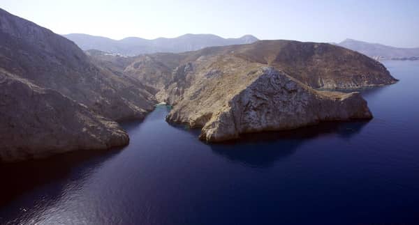 Amorgos Vlichada anchorage and yachting guide.