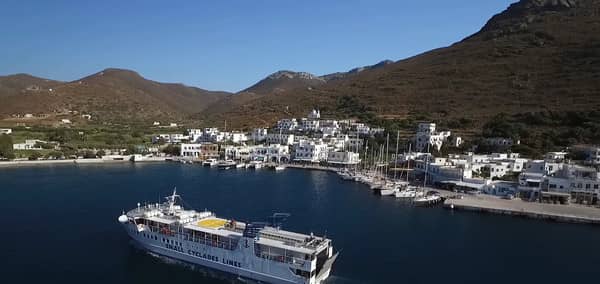 Cyclades yacht charters and sailing holidays in Amorgos