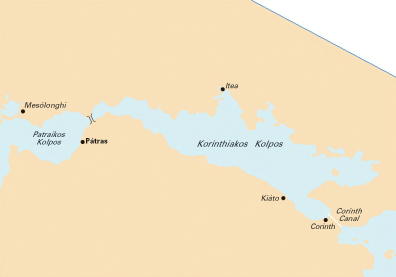 Patras Gulf, Corinth Gulf, Greece, Imray chart G13