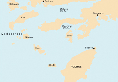 Dodecanese Coast Turkey Imray chart Greece G35