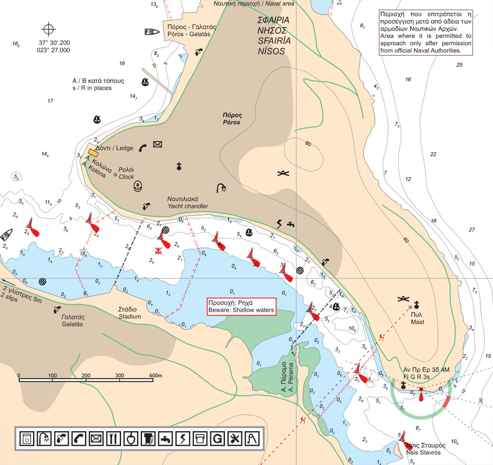 Eagle Ray Greece, Sea Guide excerpt from Volume I, page 26 – Greece, Sea Guide