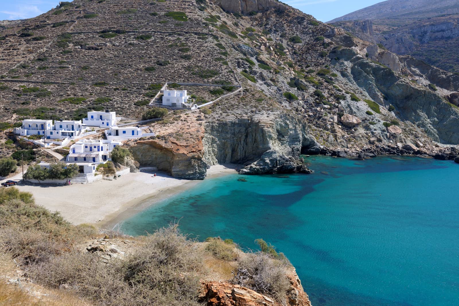 Folegandros island sailing holidays, Sikinos guide and yacht charters.
