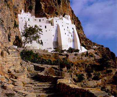 Monastery Panayia Chozoviotissa on Amorgos