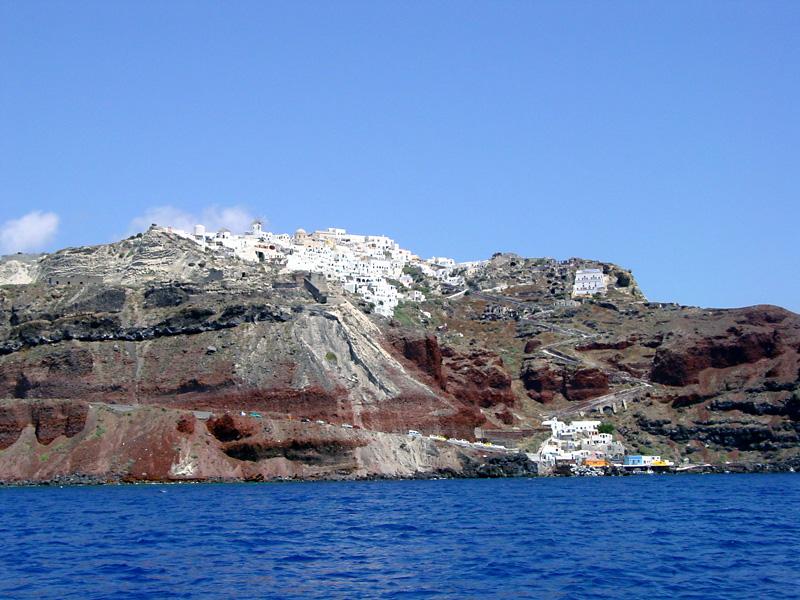 Oia village on Santorini