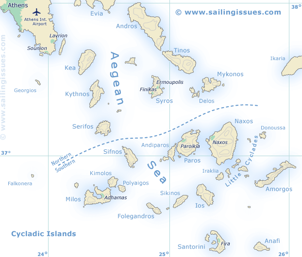 Cylades yacht charters
