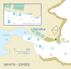 Nautical Map of Ieraka, Ieraka maps