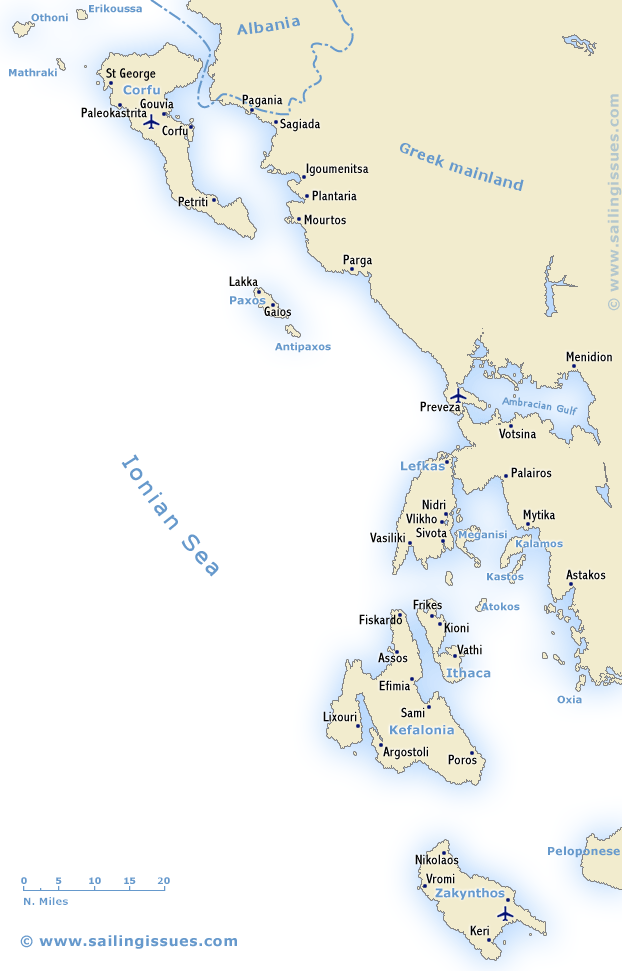 Ionian Sea, Islands, Location, Facts, Italy, & Map