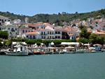 The waterfront of Skopelos town