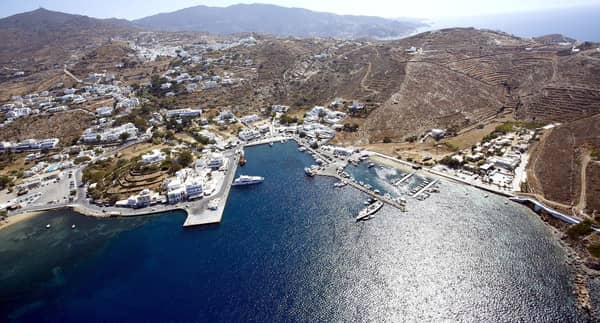 Ios island yacht charters.