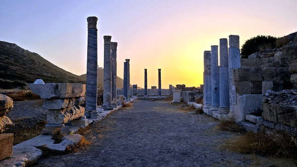 Stoa ancient Knidos (Cnidos)