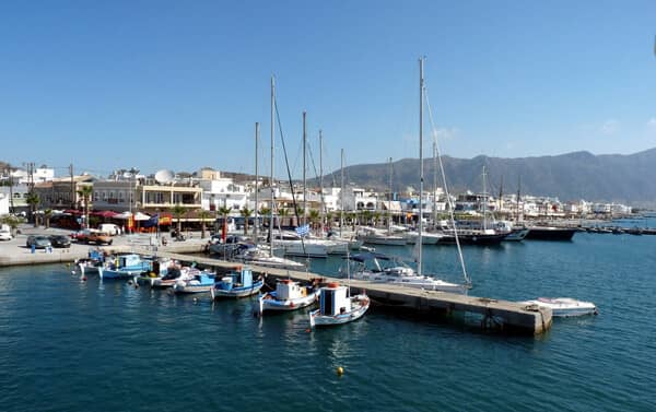 Yacht charters out of Kos island, Kardamena port.