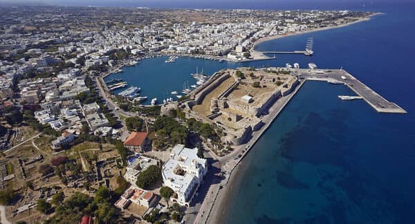 Kos port sailing guide.