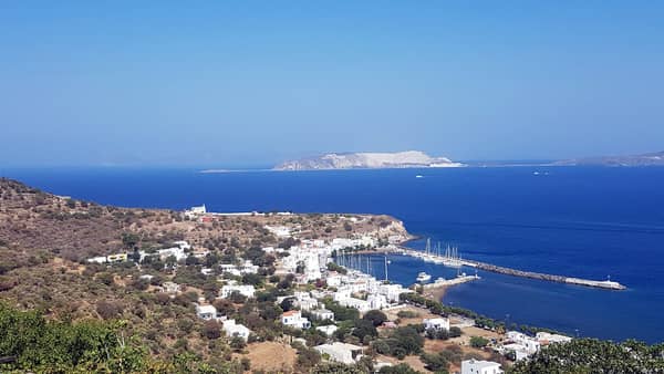 Palon port with Gyalos island in the background.