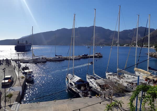 Bareboat holidays Kos island, Livadia Tilos port.