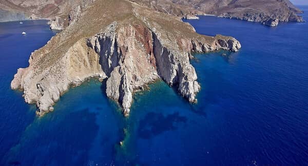 Tilos island (near Kos): Tholos anchorage.