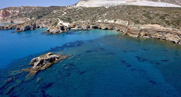 Yacht charters south Milos, Cyclades