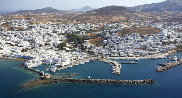 Yacht charters Cyclades; Paros Naousa marina
