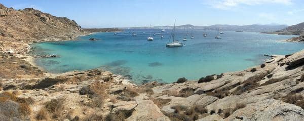 Sailing the Cyclades: Naousa bay and anchorages on Paros island