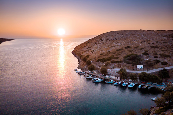 Katholiko bay at sunrise.