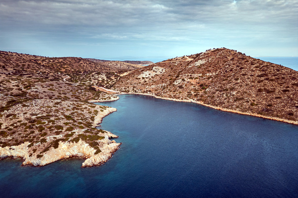 Agathonisi anchorages for yacht chartering in the Dodecanese.