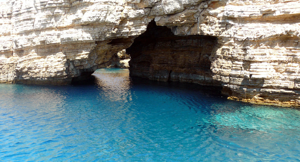 Grotto and caves Lipsi Makronisi