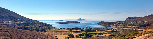 Patmos anchorages and port for sailing holidays in the Dodecanese