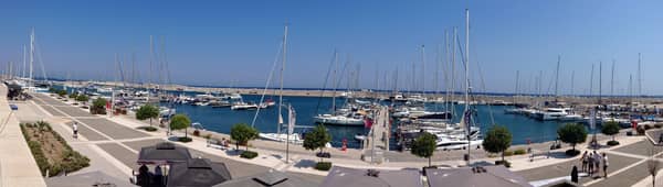 Rhodes marina in Greece — sailing and yacht charters.