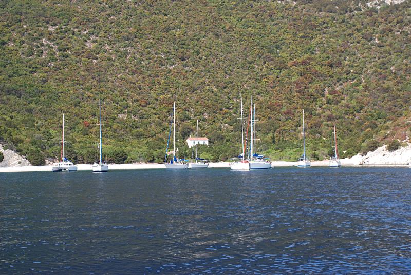 Sailing Ionian - One house bay