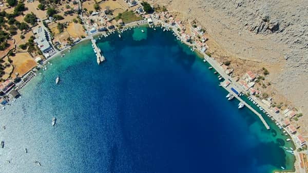 Pedi Marina on Symi island.