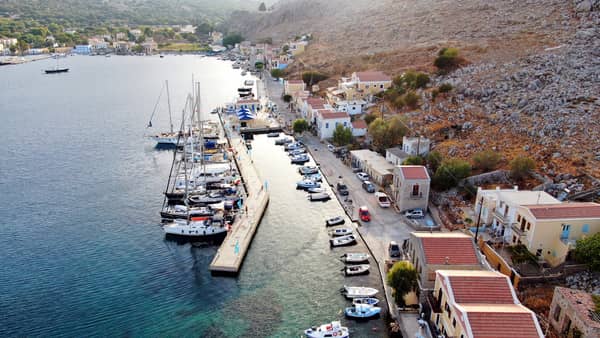 Symi Pedi marina sailing guide