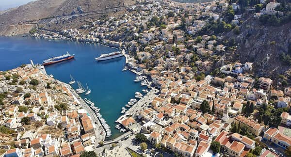 Yachting rentals Symi port Greece