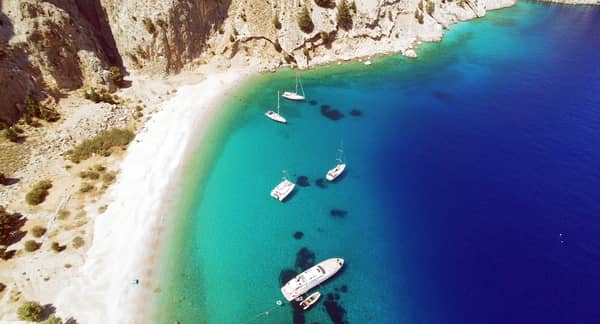 Yacht charters Symi anchorages