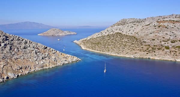Yacht charters in Symi island, Greece.