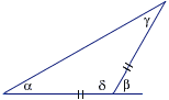 If 2 * Alpha = Beta than
Gamma = Alpha.