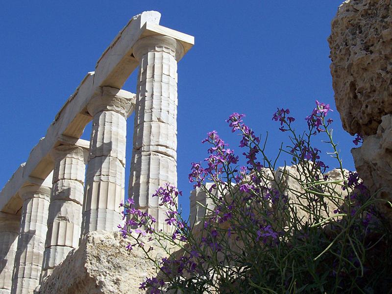 Sounion - Poseidon temple - sailing holidays Athens yacht charters guide