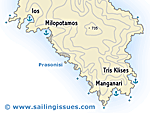 Chart of Ios Island