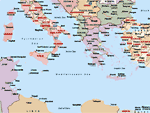 East Mediterranean map