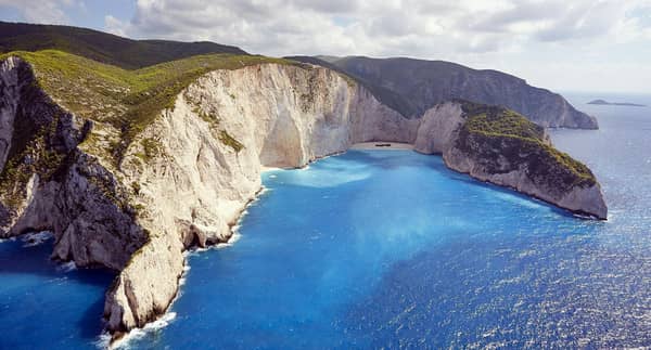 Zakynthos yacht charters and sailing holidays in Navagio beach.